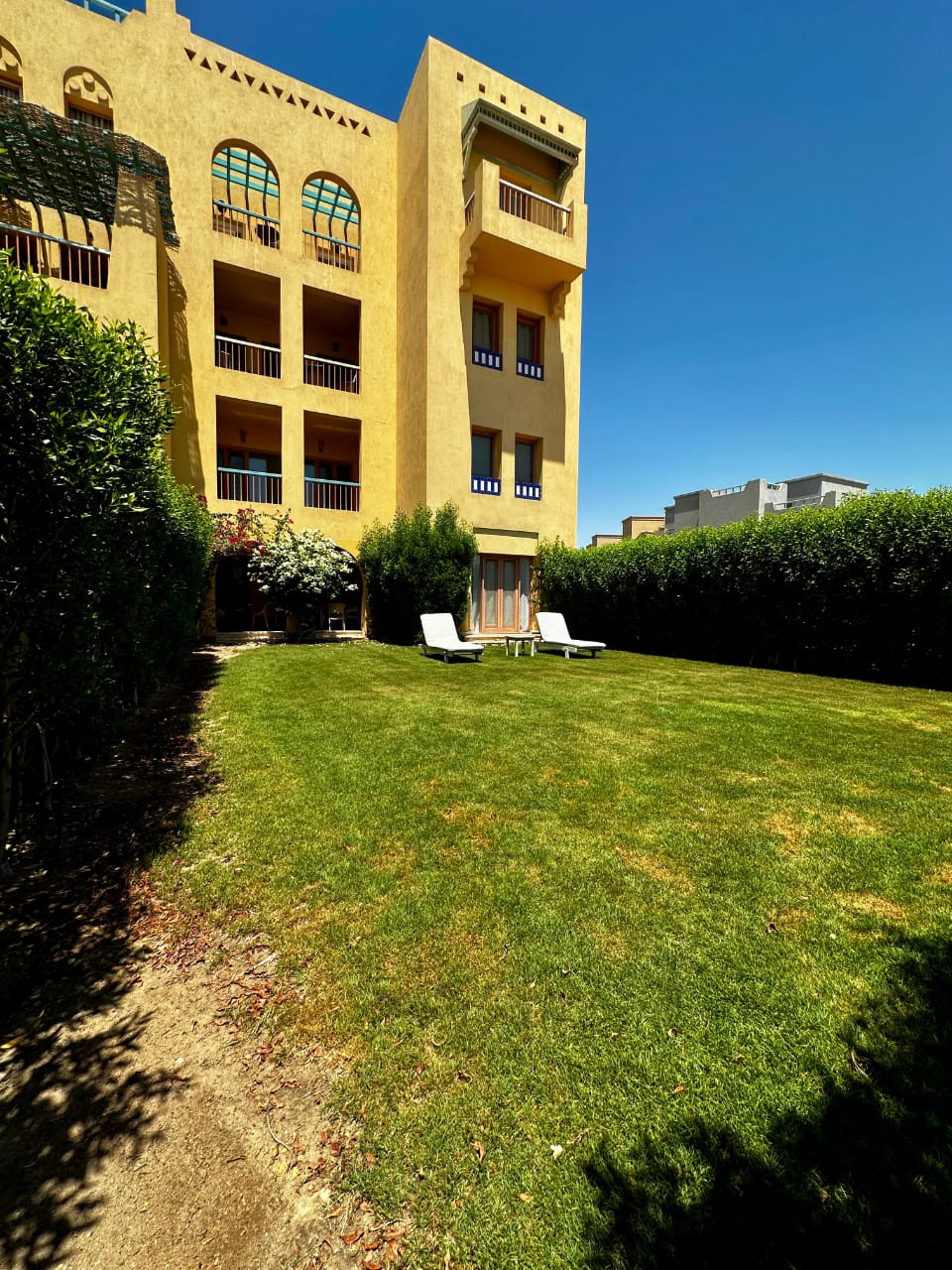 Marina Bliss | 2BR, 2Bath Apartment with Sea View — Exterior in Marina Elgouna, Red Sea, Egypt