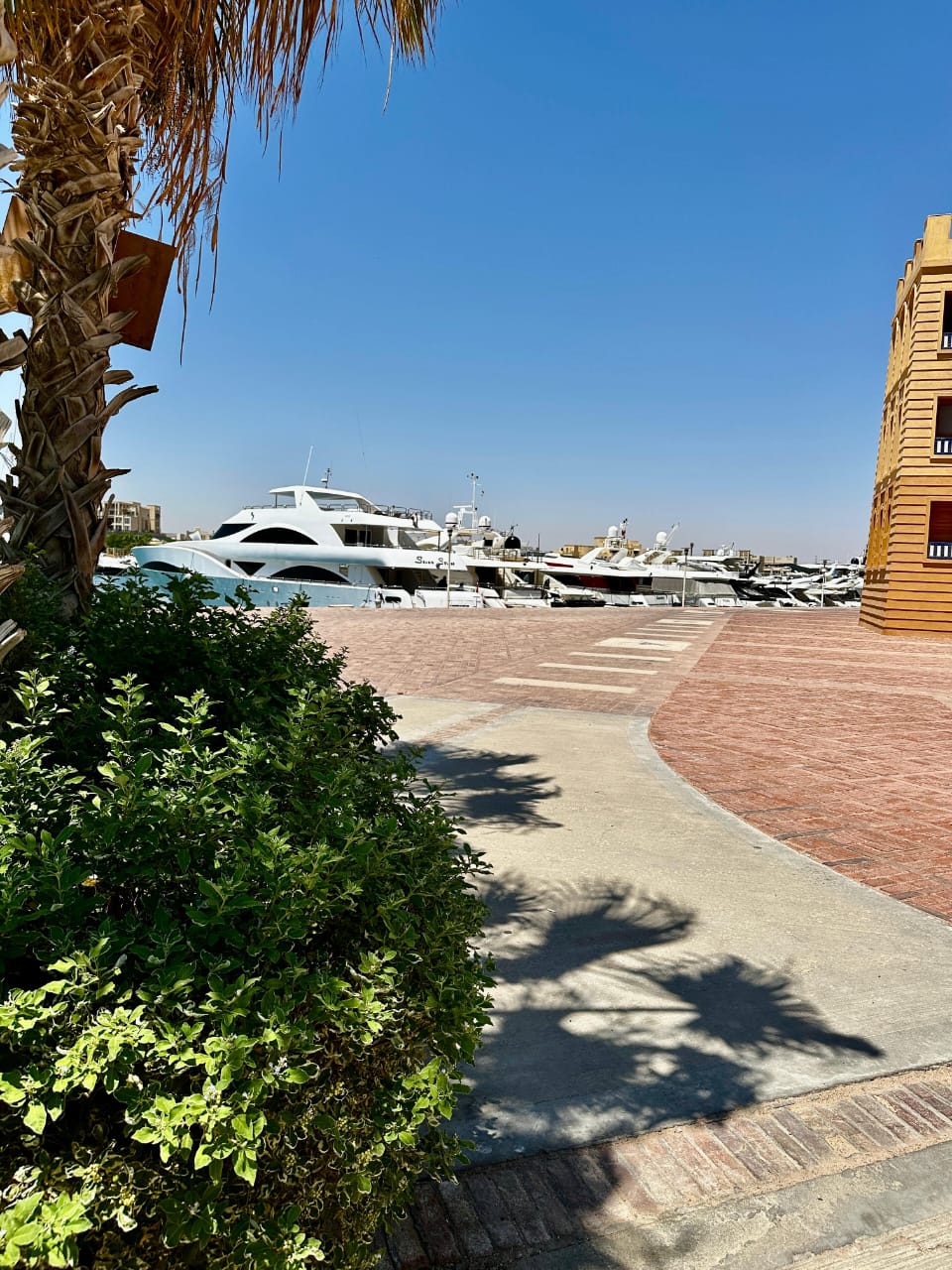 Marina Bliss | 2BR, 2Bath Apartment with Sea View — Exterior in Marina Elgouna, Red Sea, Egypt — photo 3