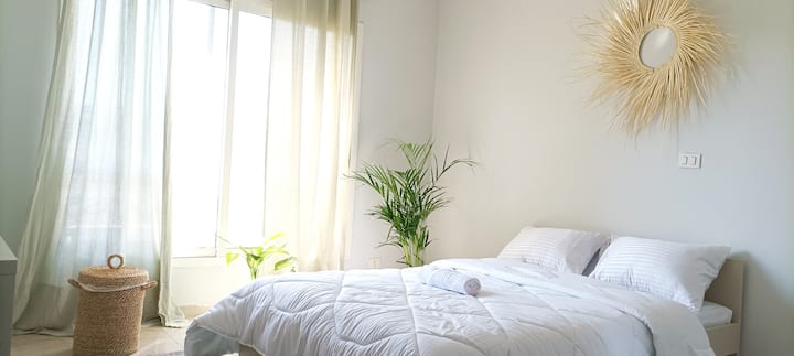 White Bear 2Bdr - 4 Guests Apartment — Bedroom 2 in Madinaty, New Cairo, Egypt, Egypt — photo 3