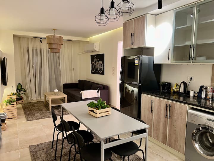 Cozy White Bear — Dining Area in Madinaty, New Cairo Egypt, Egypt
