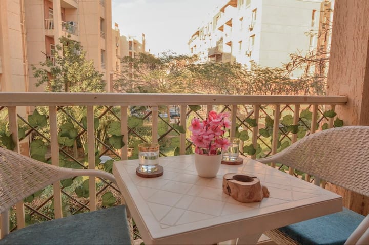 Heaven on Earth — Balcony in Madinaty, New Cairo, Egypt, Egypt
