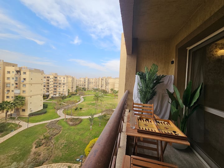 Green Garden — Balcony in Madinaty, New Cairo, Egypt, Egypt — photo 2