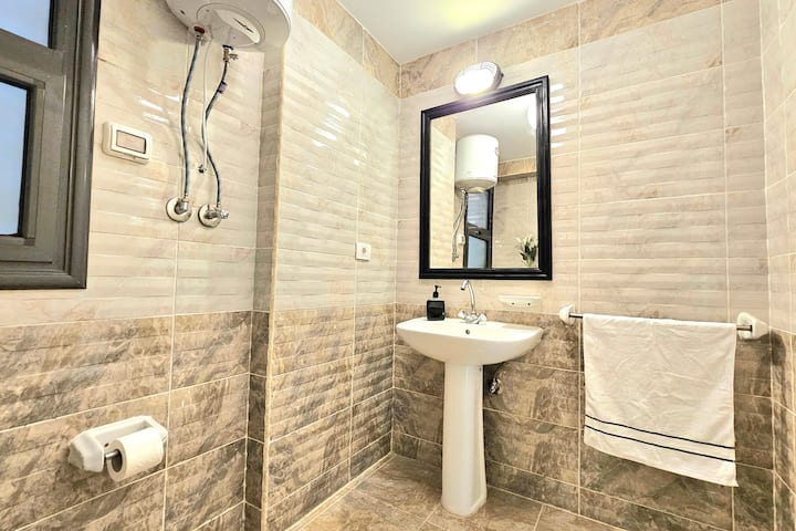 Black and White Heart — Full bathroom 1 in Madinaty New Cairo, Egypt, Egypt
