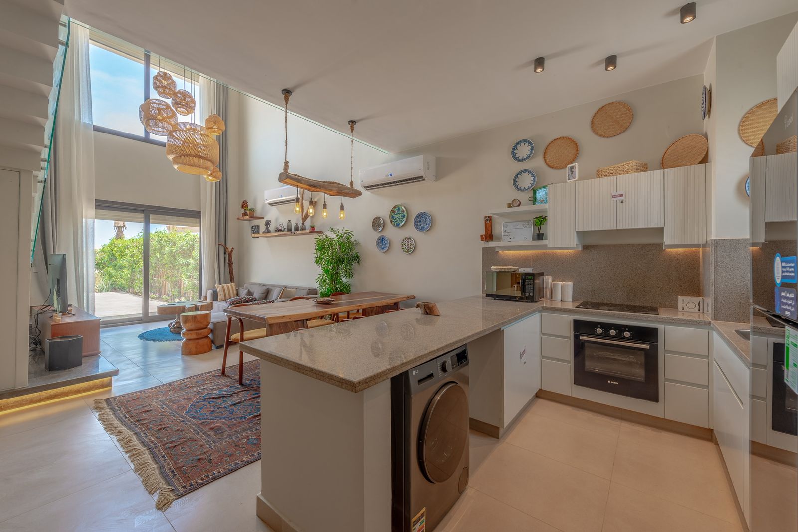 Chic 3BR Shedewan	Lagoon View & Shared Pool — Full Kitchen in Shedwan Elgouna, Red Sea, Egypt