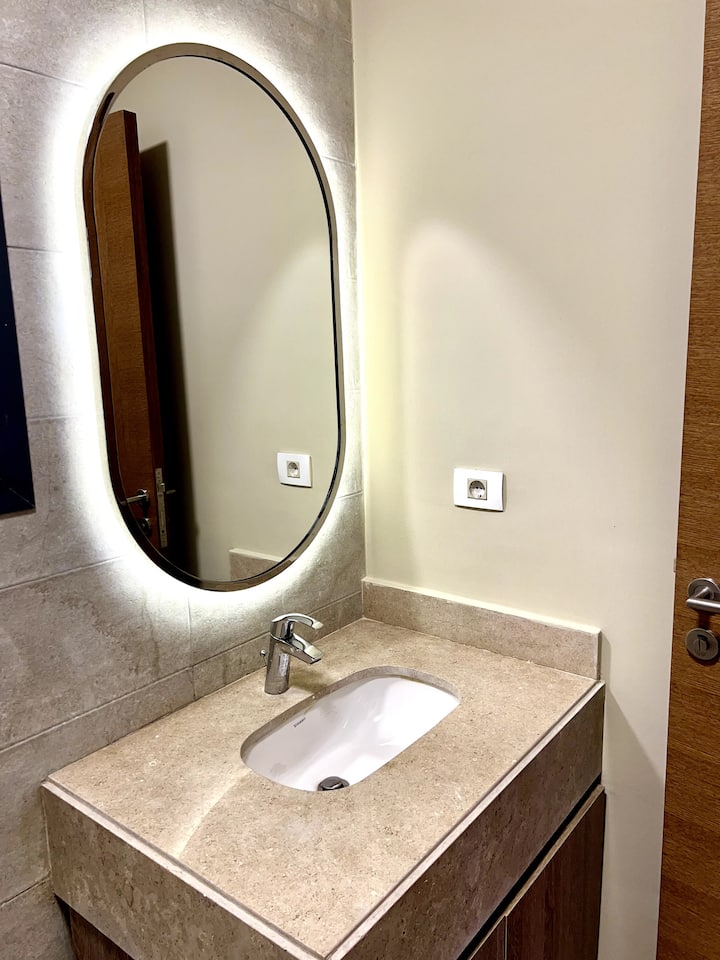 SODIC Villette Pool side 2-bed W/ Garden — Full bathroom 1 in SODIC Villette, New Cairo, Egypt, Egypt