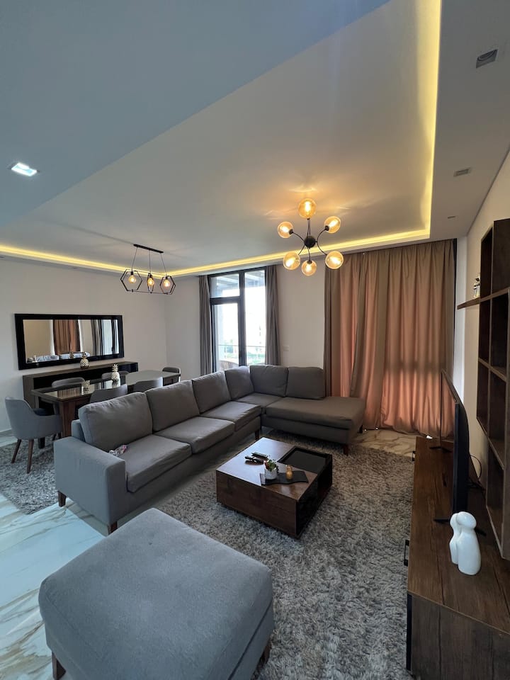 SODIC Eastown AUC Chic 2-Bed Open Park View — Living Room in Sodic Eastown, New Cairo, Egypt, Egypt — photo 2