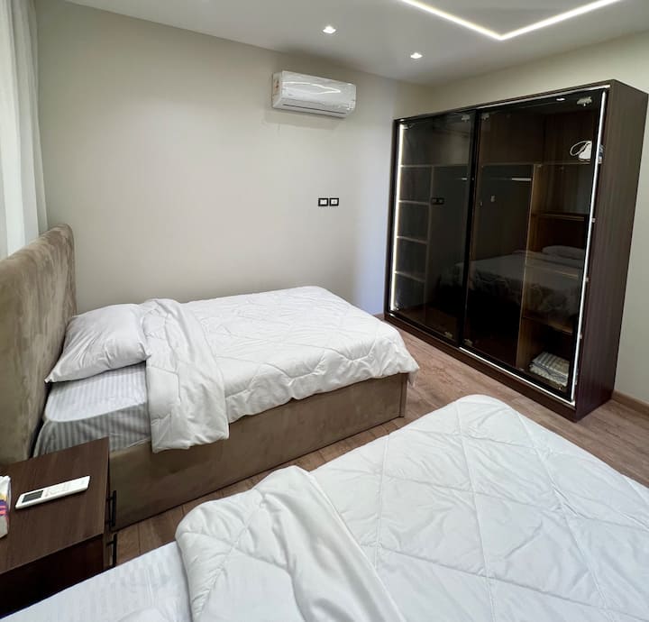 Private Luxury 2-bed Serviced Apt in Lakeview Rsd — Bedroom 2 in Lakeview, New Cairo, Egypt, Egypt — photo 2