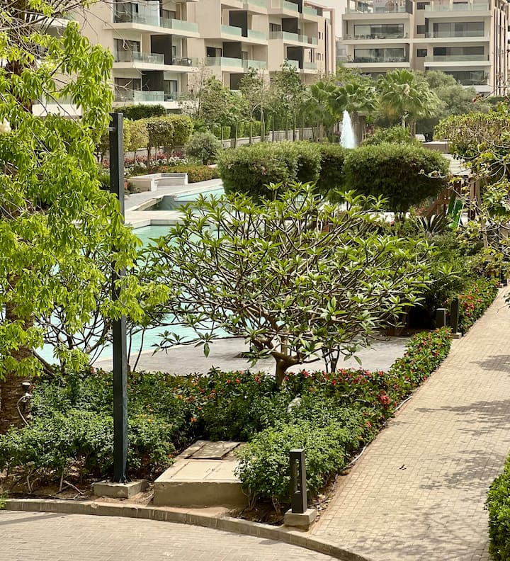 Private Luxury 2-bed Serviced Apt in Lakeview Rsd — Exterior in Lakeview, New Cairo, Egypt, Egypt — photo 2
