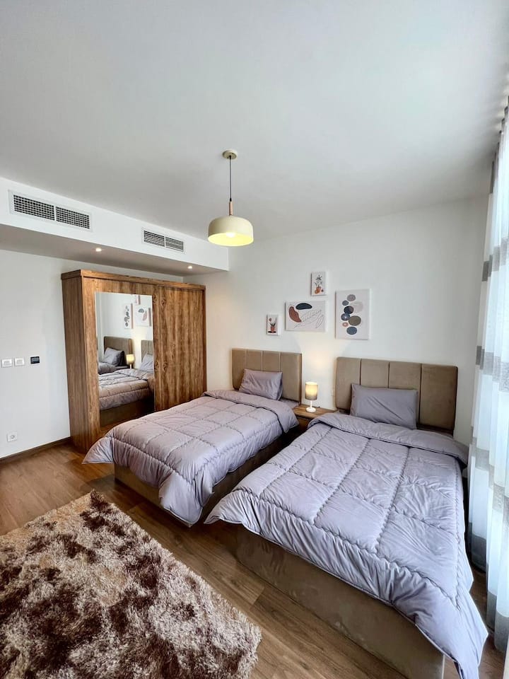 ASAP 3 bdrm + Nanny Modern CFC business district — Bedroom 3 in Cairo Festival City, New Cairo, Egypt, Egypt