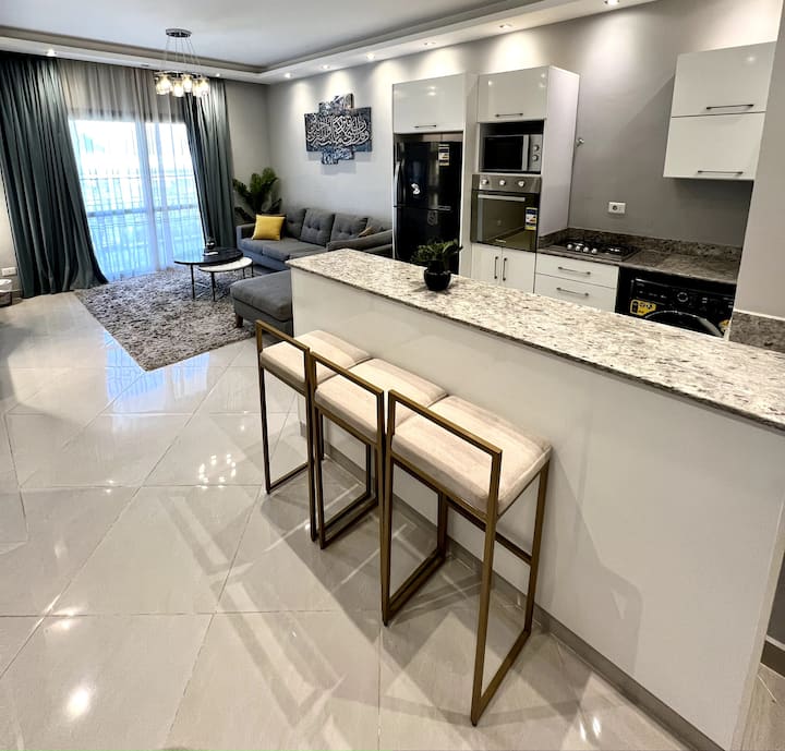 Cozy 3Bed Sodic Eastown Chic — Full Kitchen in Sodic Eastown, New Cairo, Egypt, Egypt