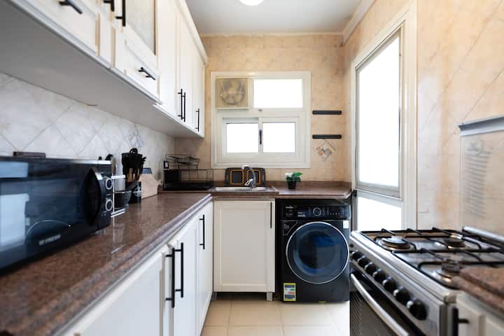 Heaven with wide view garden — Full Kitchen in Madinaty, Egypt, Egypt
