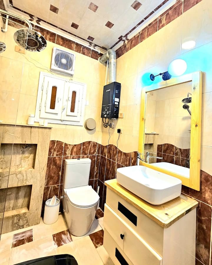 luxury Holiday — Full bathroom 1 in Mansoura, Egypt, Egypt