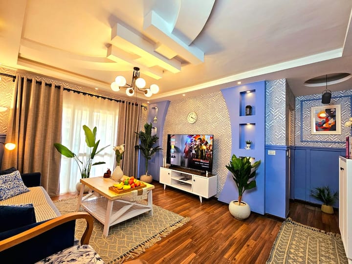 Rediscover Your Love for Nature — Living Room in Madinaty, New Cairo, Egypt, Egypt