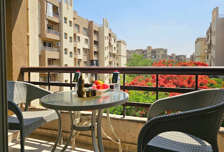 Warm and Cozy Flat in Madinaty — Balcony in Madinaty, New Cairo, Egypt, Egypt — photo 3