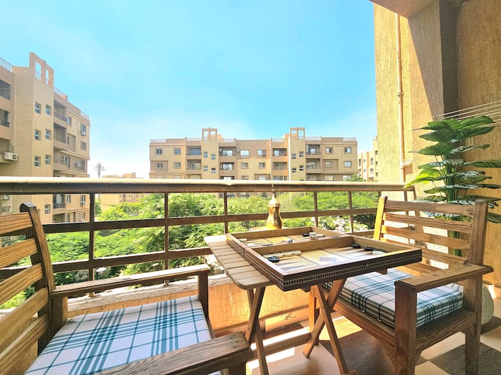 Prestige Palace, Elite Enclave — Balcony in Madinaty, New Cairo, Egypt, Egypt — photo 2