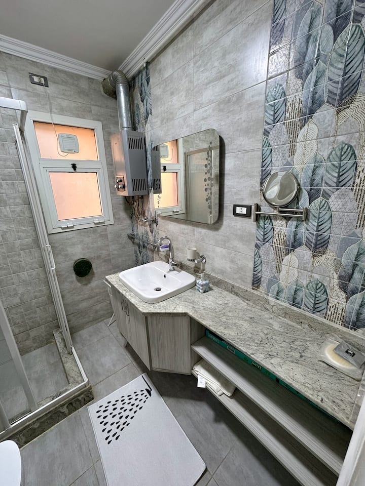 Your Calming Getaway — Full bathroom 1 in Madinaty, New Cairo, Egypt, Egypt — photo 2