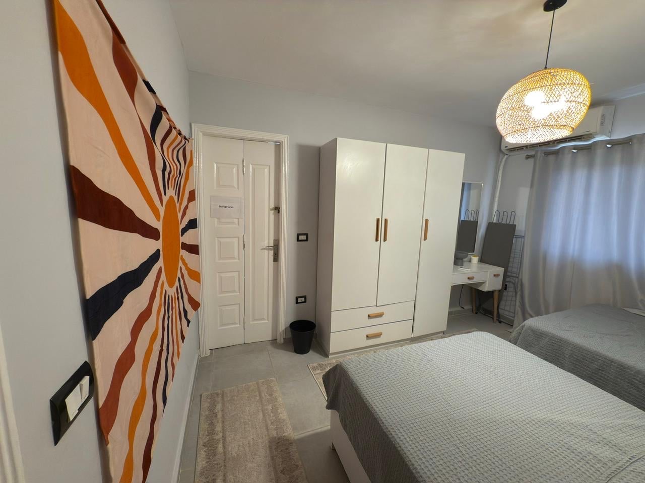 Sunny Haven 1BR Apartment Near Cairo Airport — Bedroom 1 in Almaza, Cairo, Egypt — photo 3