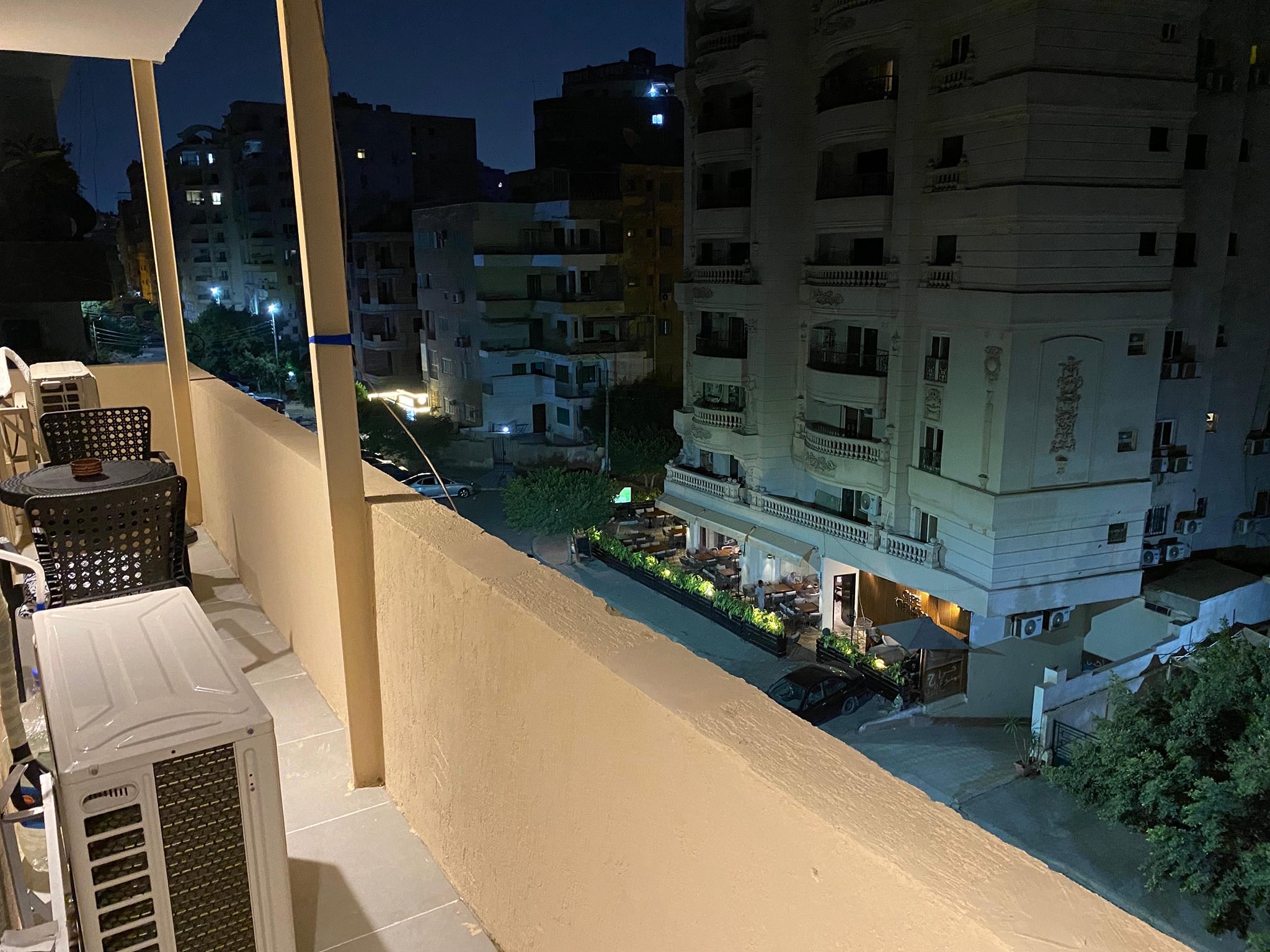 Sunny Haven 1BR Apartment Near Cairo Airport — Balcony in Almaza, Cairo, Egypt