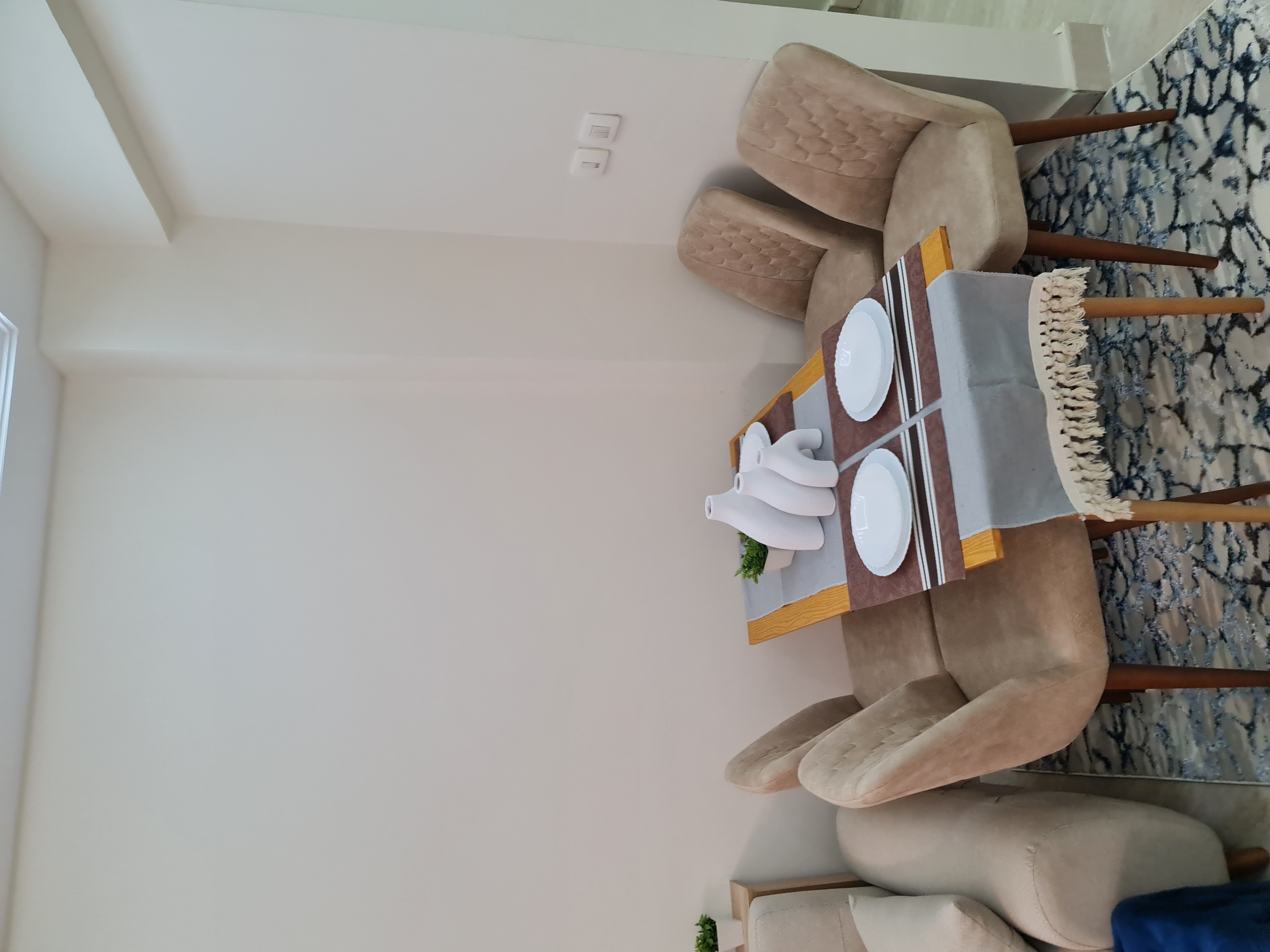 Modern Luxury 2-bedroom Apartment in New Cairo — Dining Area in dar masr kornfel bulding 410, Egypt