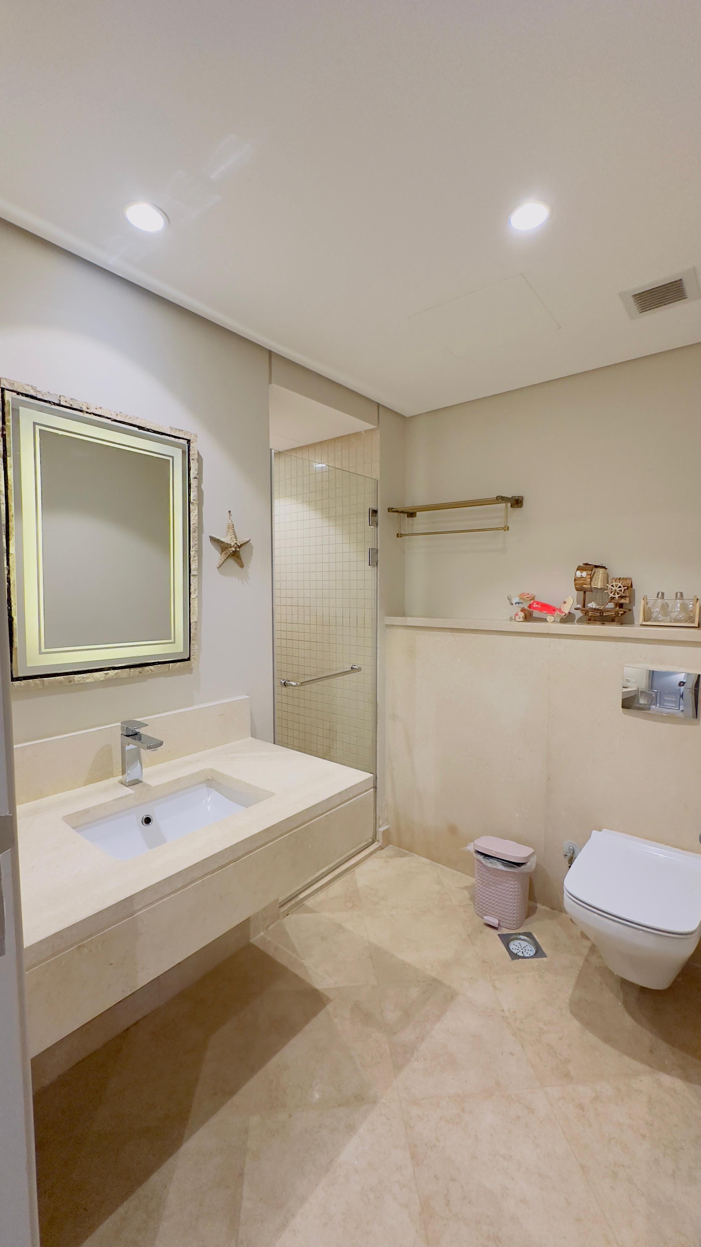 Luxury Apartment with Pool & Sea View in Mangroovy — Full bathroom 1 in Mangroovy Elgouna, Red Sea, Egypt