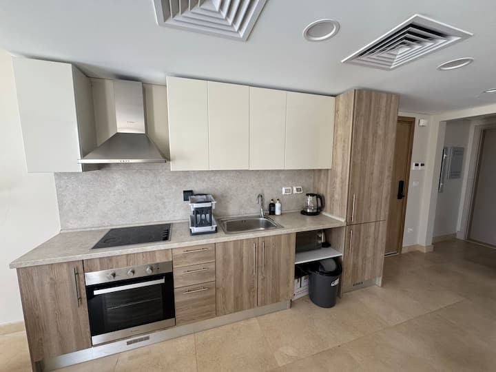 3 Bdr Sea View with private roof Mangrovy Elgouna — Full Kitchen in Mangroovy Elgouna, Red Sea, Egypt