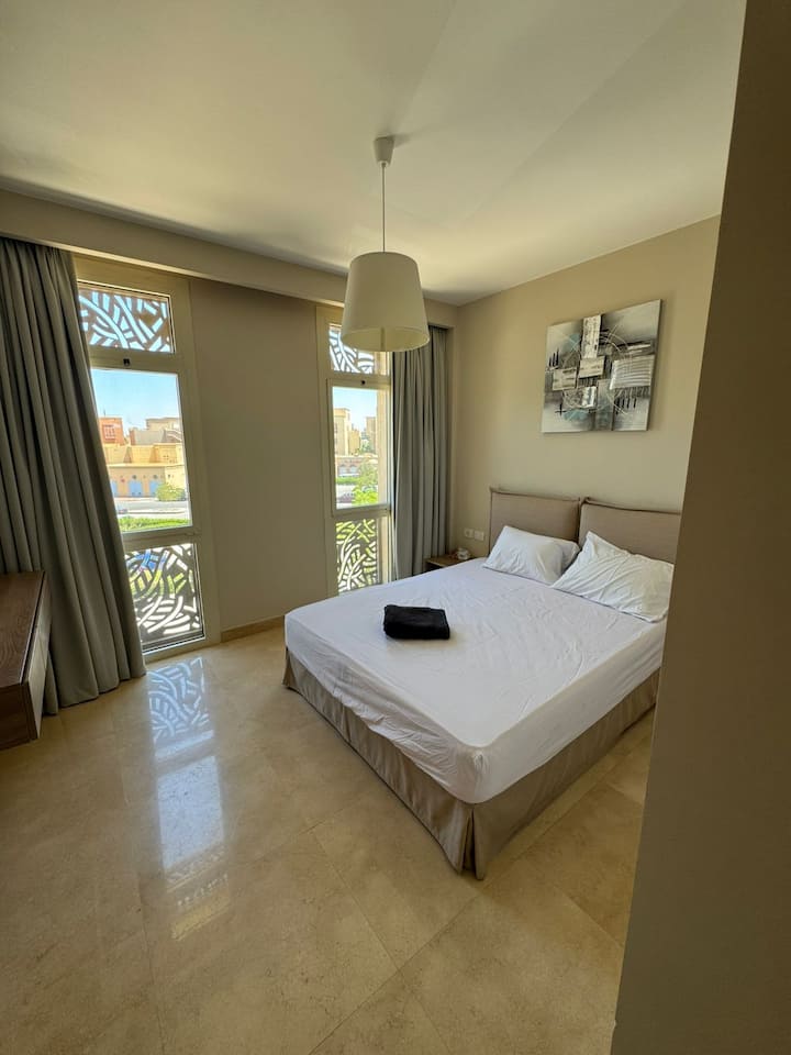 3 Bdr Sea View with private roof Mangrovy Elgouna — Bedroom 3 in Mangroovy Elgouna, Red Sea, Egypt