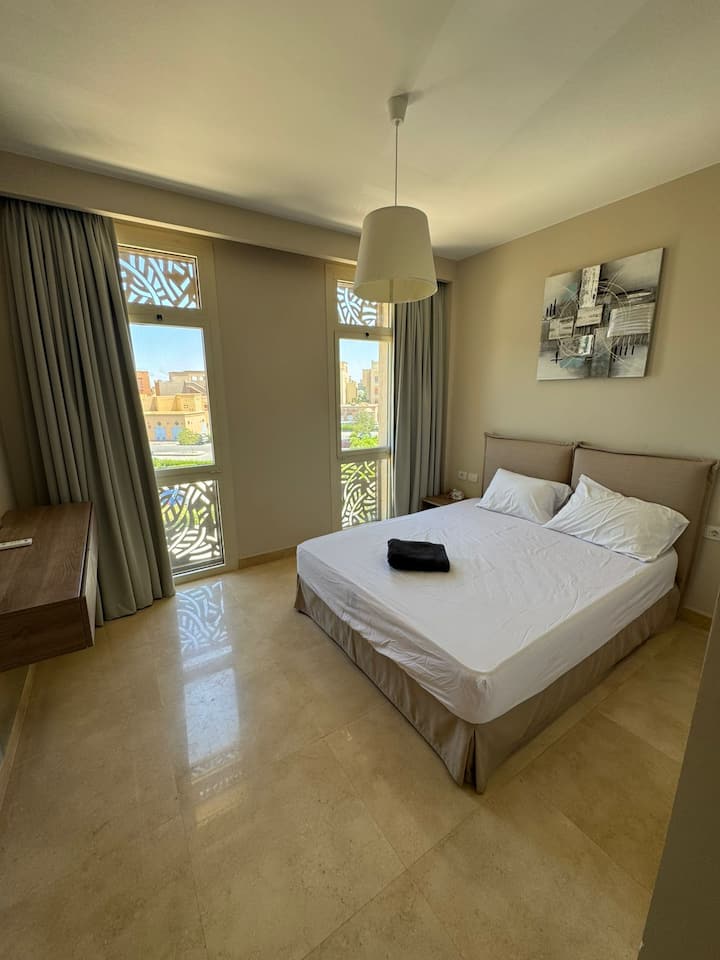 3 Bdr Sea View with private roof Mangrovy Elgouna — Bedroom 3 in Mangroovy Elgouna, Red Sea, Egypt — photo 2