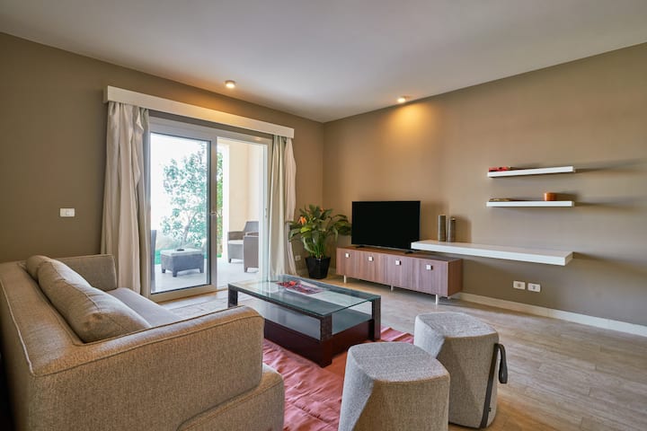 Ground floor two bedrooms in Joubal Lagoon — Living Room in Joubal, Elgouna, Red Sea, Egypt