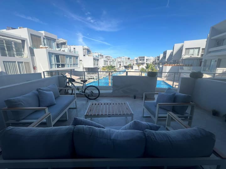 1bedroom overlooking pool — Balcony in Sholan, Elgouna, Red Sea, Egypt