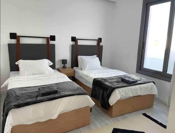 4bedroom apartment with a private pool — Bedroom 3 in Sholan phase 2, Elgouna, Hurghada, Red Sea, Egypt