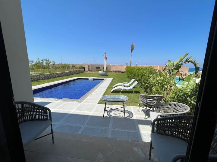 4 bedroom twin villa in Caesar Bay — Backyard in Mersa Matruh, Egypt, Egypt