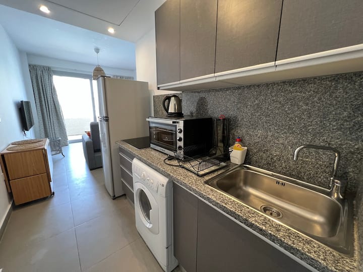 Ground floor one bedroom overlooking the pool. — Full Kitchen in Mangroovy, Elgouna, Red Sea, Egypt