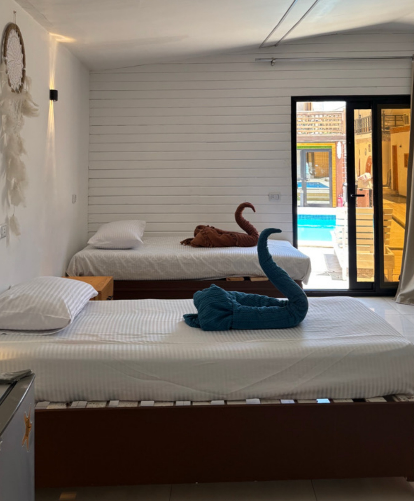 Downtown Village Dahab. Quad Pool View Room. 112 — Bedroom 1 in Downtown Village, Dahab, South Sinai, Egypt — photo 2