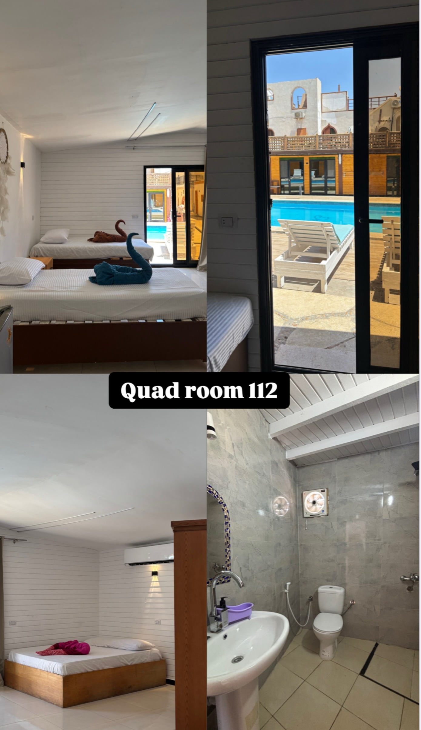 Downtown Village Dahab. Quad Pool View Room. 112 — Additional Photos in Downtown Village, Dahab, South Sinai, Egypt