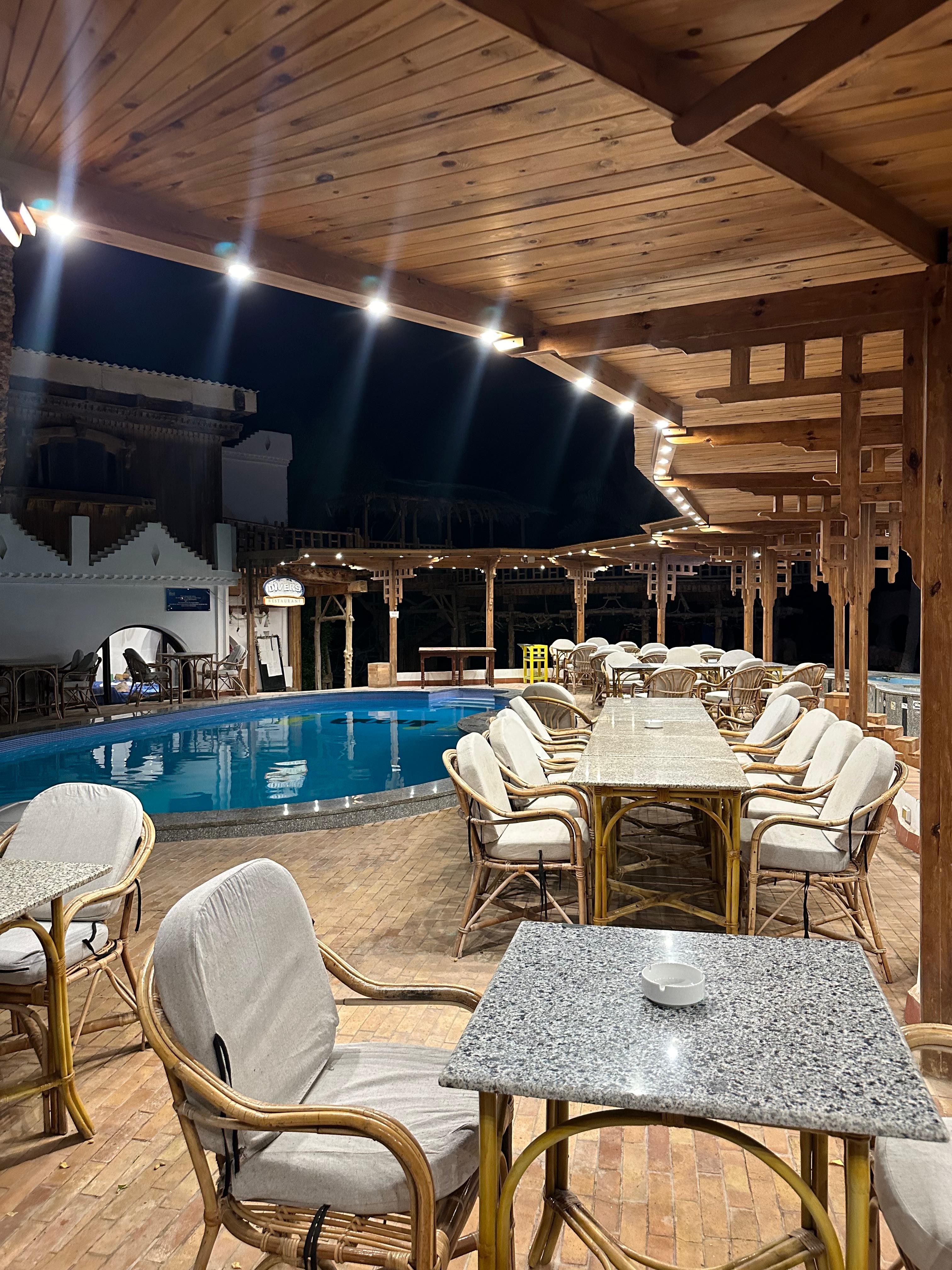 Anmo Divers Hotel Dahab. Double Room. 07 — Pool in Anmo Divers Hotel, Dahab, South Sinai, Egypt — photo 2