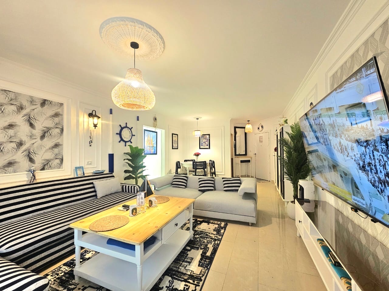 Gleem Bay Side Water View — Living Room in Gleem Beach, Alexandria, Egypt — photo 2