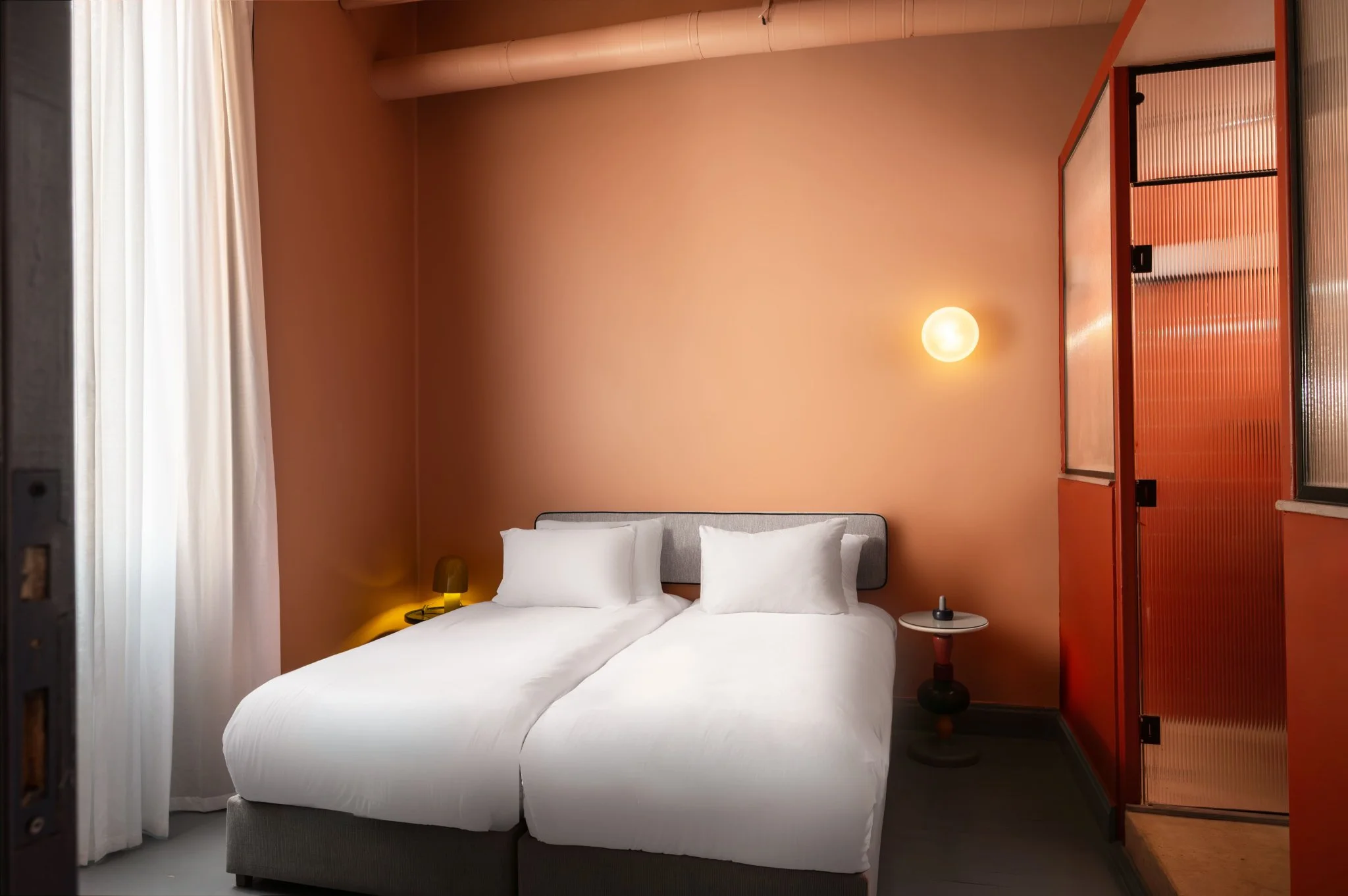 One Bedroom Apartment City View Twin bed In The Center Of Downtown Cairo — Bedroom 1 in Downtown Cairo | Talaat Harb Mall, Egypt