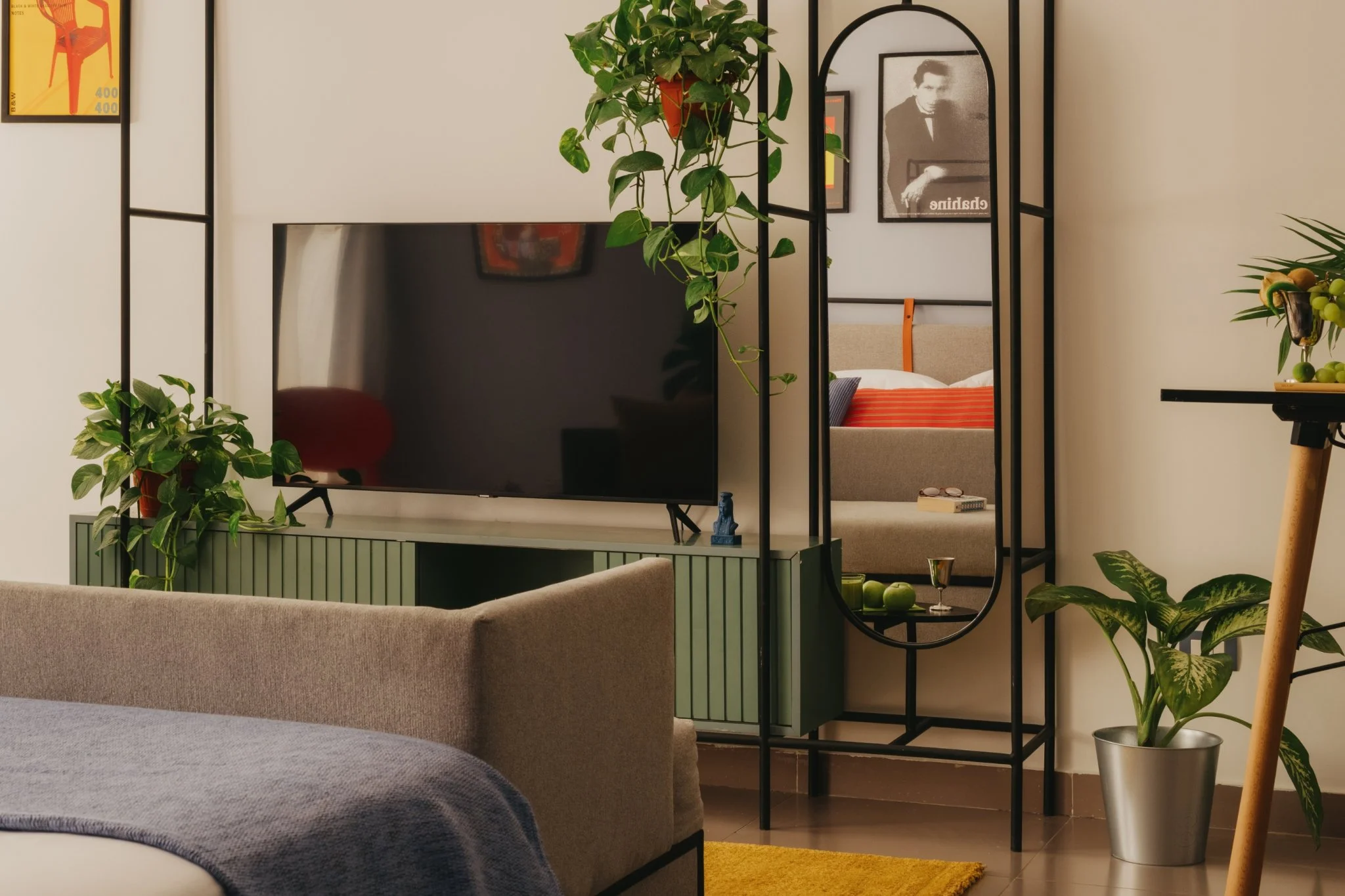 Executive Suite with Sofa Bed Near Tahrir Square — Living Room in Downtown Cairo | Talaat Harb Mall, Egypt