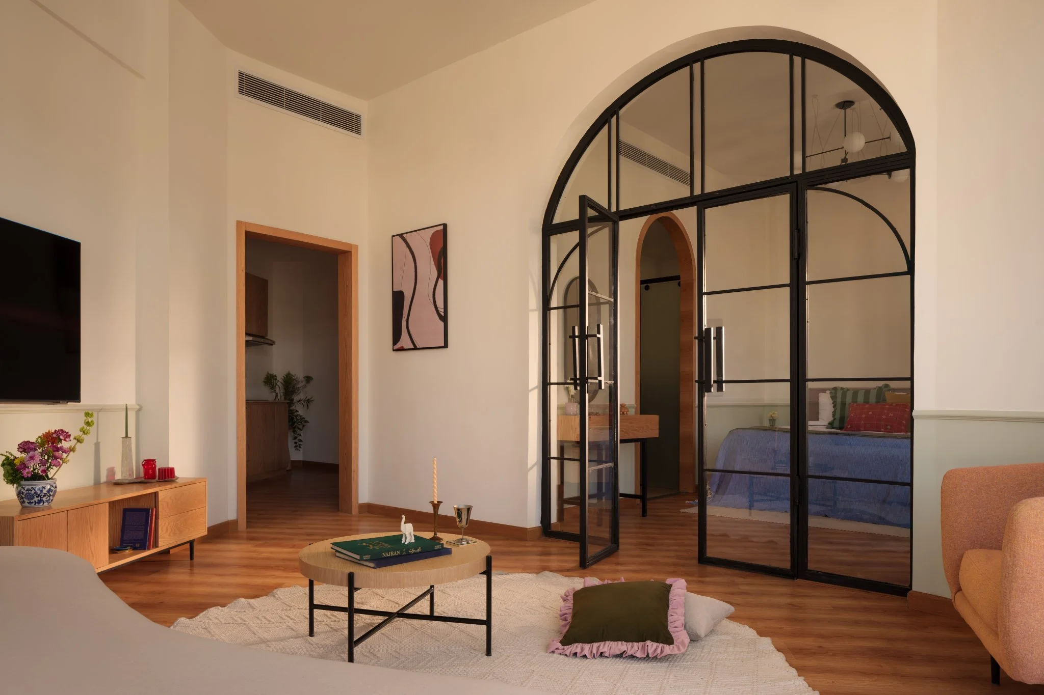 One Bedroom Suite city view Next To Tahrir Square — Living Room in Talaat Harb Mall | Downtown Cairo, Egypt — photo 3