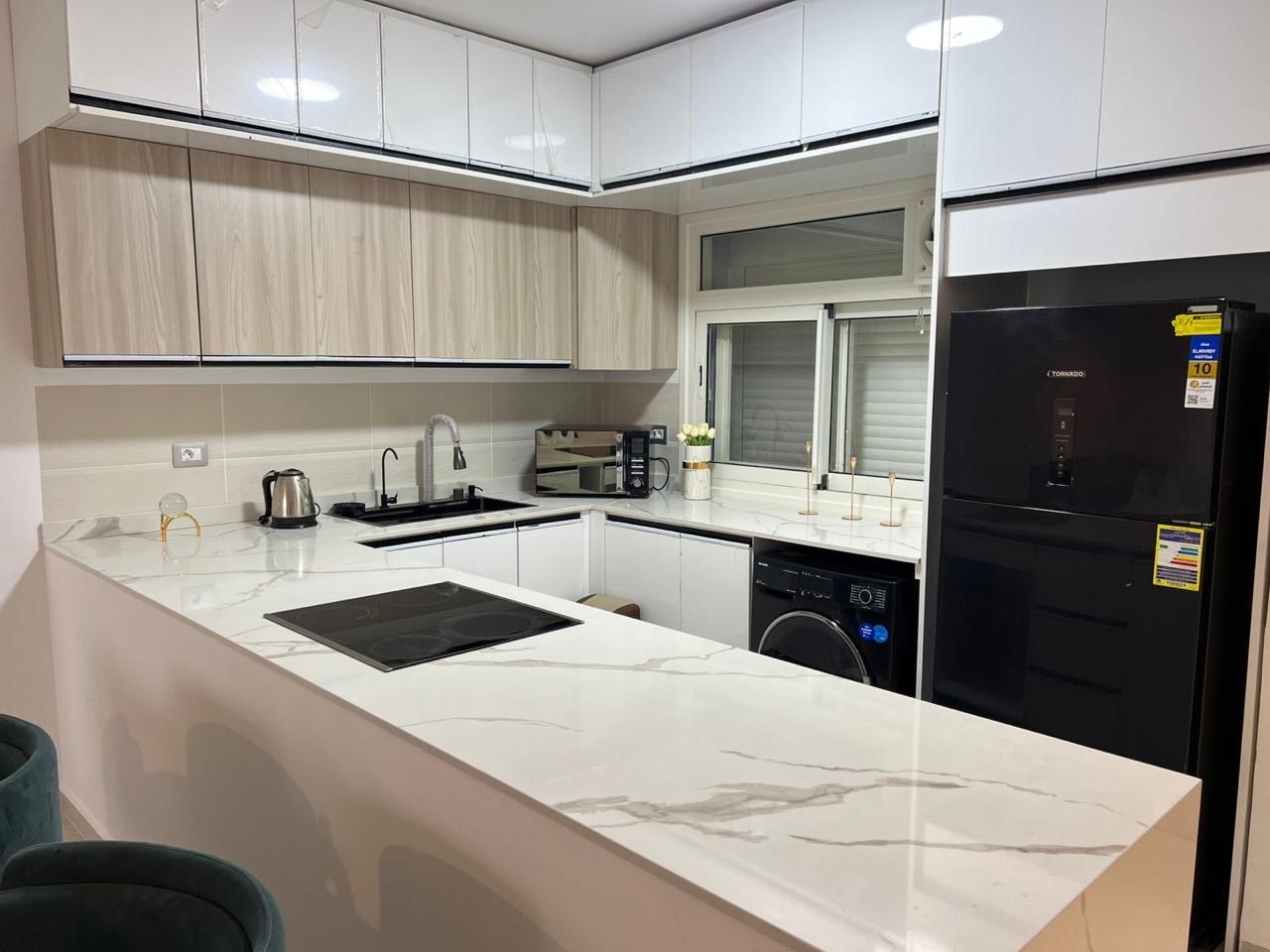 Spacious 3BR Duplex Overlooking the Lagoon @Fouka — Full Kitchen in Fouka Bay, Egypt
