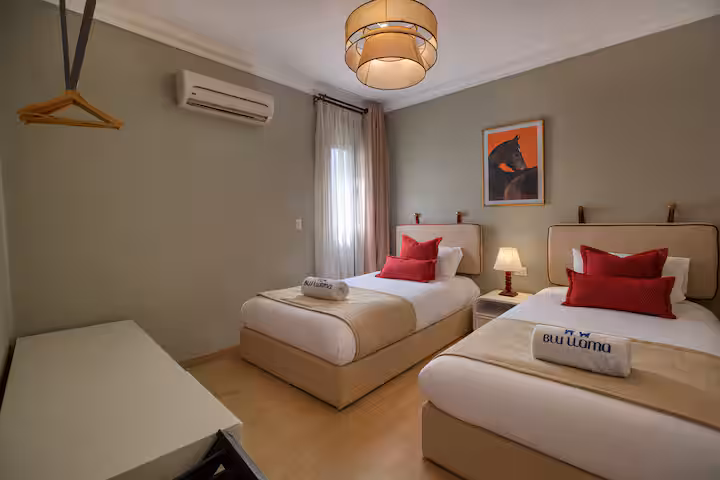 Pyramids & GEM Panorama | Retro — Bedroom 2 in Al Haram | Giza, Egypt — photo 3