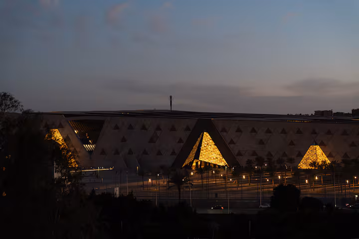 Pyramids & GEM Panorama | Retro — Exterior in Al Haram | Giza, Egypt