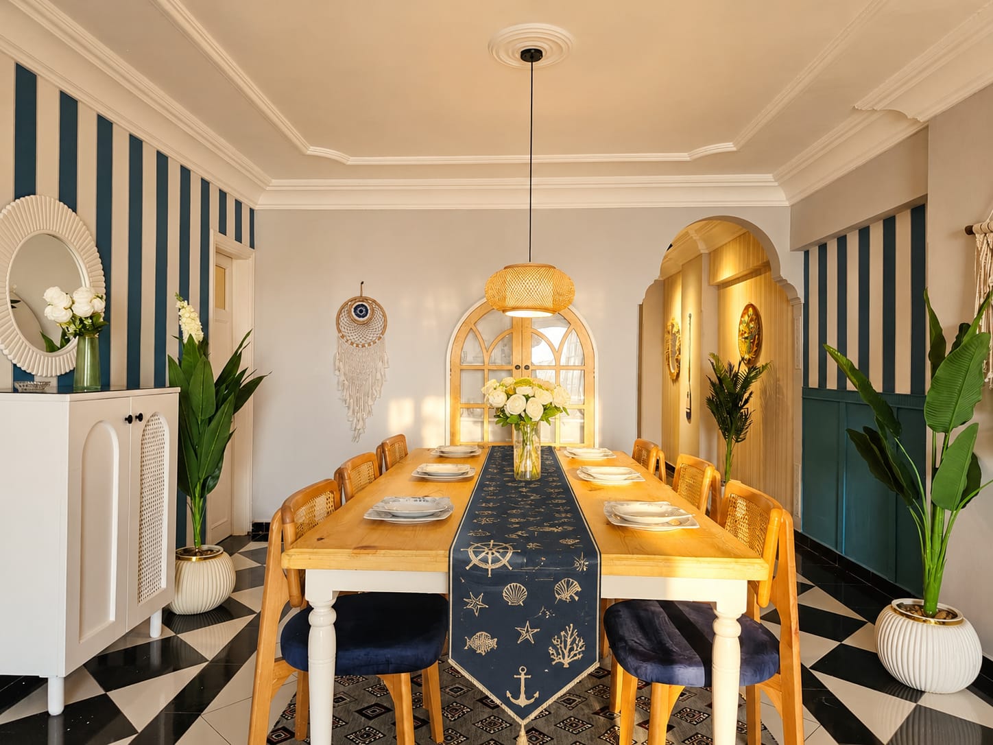 Sea View 2BDR Apartment | Alexandria — Dining Area in Miami Beach | Alexandria, Egypt