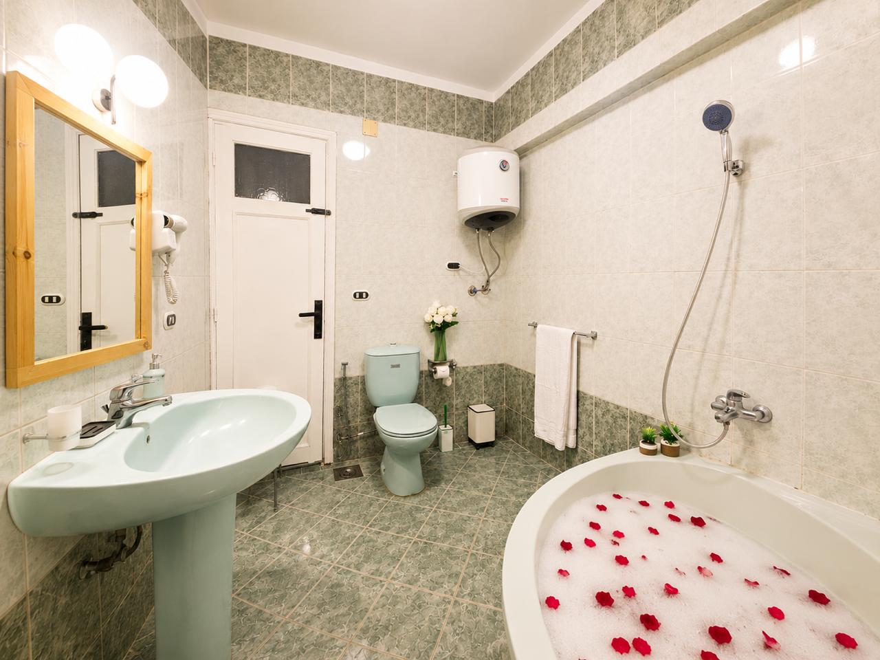 Sea View 2BDR Apartment | Alexandria — Full bathroom 1 in Miami Beach | Alexandria, Egypt