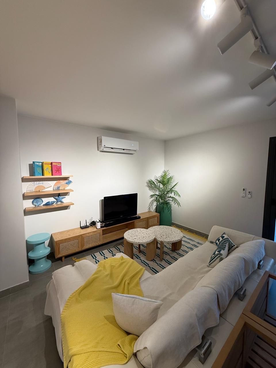 Playa 3BDR Lagoon View — Living Room in North Coast, Egypt