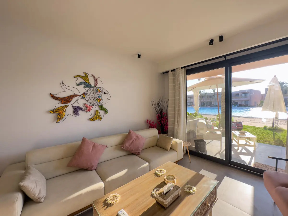 2BDR on Lagoon View | Playa — Living Room in Playa Ghazala | North Coast | Egypt, Egypt — photo 3