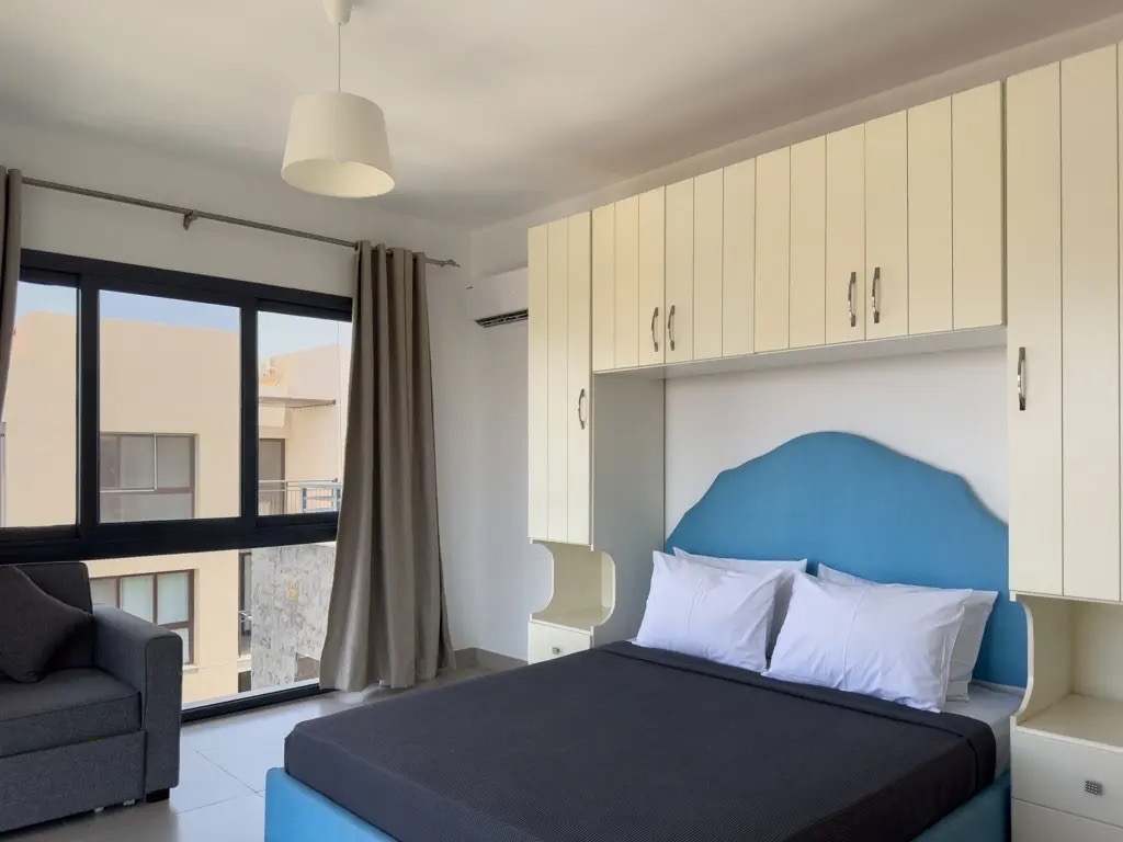1BDR Canal View | Marassi — Bedroom 1 in Marassi | North Coast, Egypt — photo 2