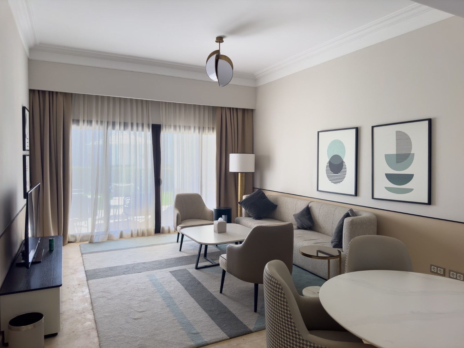 Address Golf 1BR Marassi | North Coast — Living Room in Address Golf Marassi | North Coast, Egypt