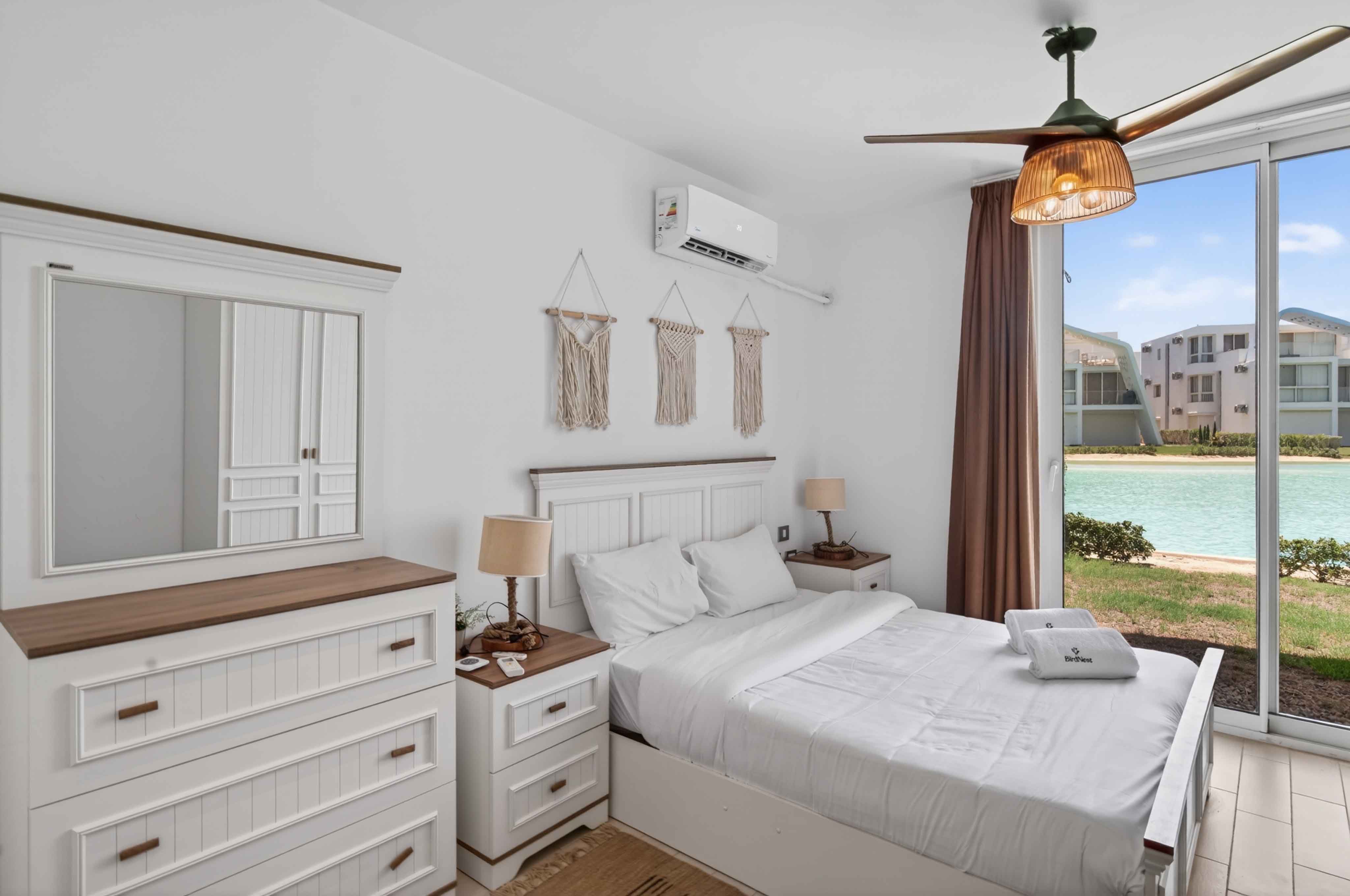 Fouka 3BR Chalet | Lagoon View — Bedroom 1 in Fouka Bay | North Coast, Egypt — photo 2
