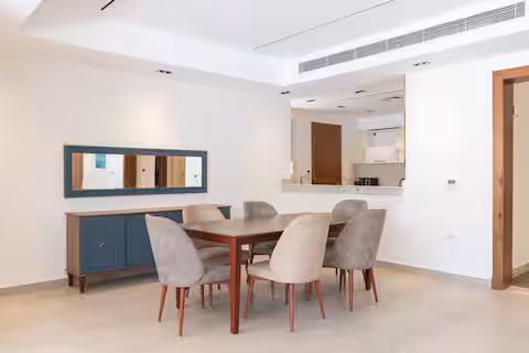 Largest 5-Master bdr 1400SQM Mega Villa | Hacienda — Dining Area in Hacienda Bay, Egypt